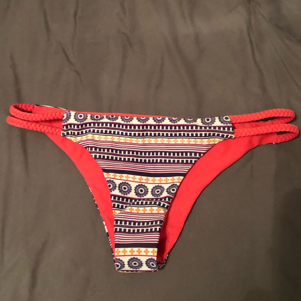 Reversible Print Bikini Bottoms